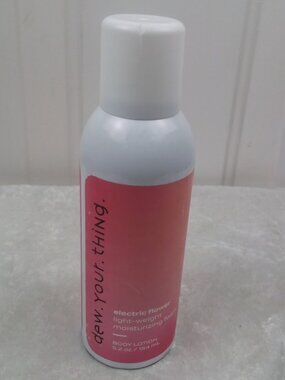 dew. your. thing. Electric Flower Light-weight Moisturizing Foam Lotion 5.2 oz